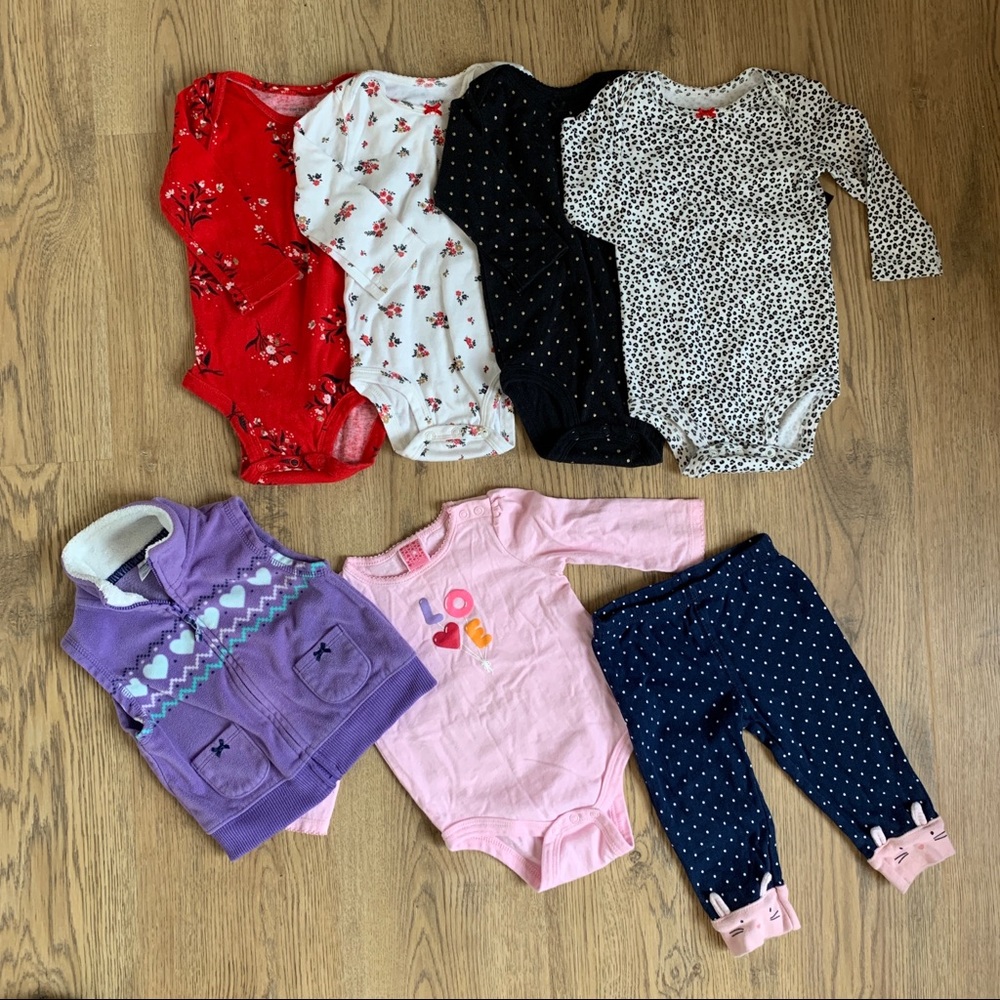 🌈Baby Bundle! Carter’s 9 Month Shirts | Pants